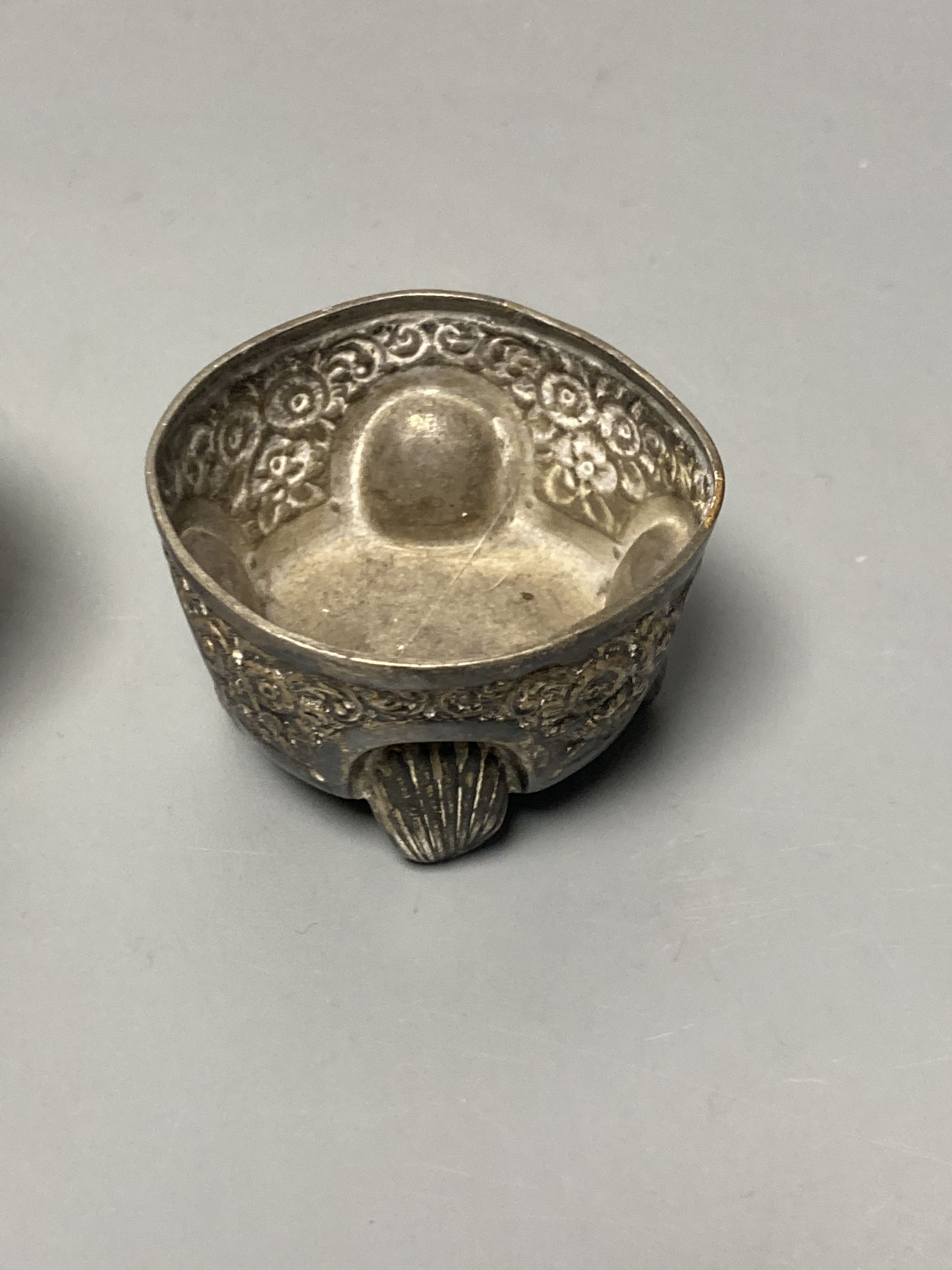A set of four Victorian silver salts